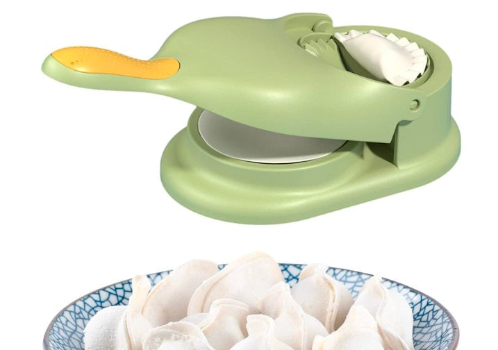 2-in-1 Dumpling Maker & Wrapper Press | Manual Dumpling Skin Maker
