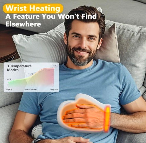 Intelligent Handheld Massager – Portable Electric Hand & Palm Massage Instrument