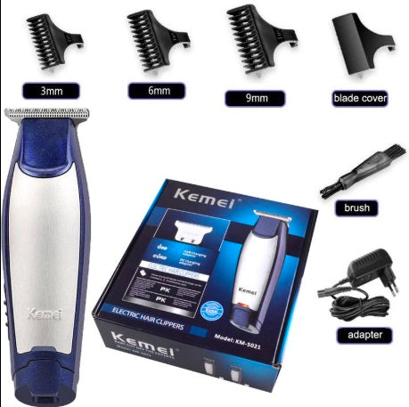 Kemei KM-5021 Rechargeable Hair Clipper – Cordless Hair & Beard Trimme