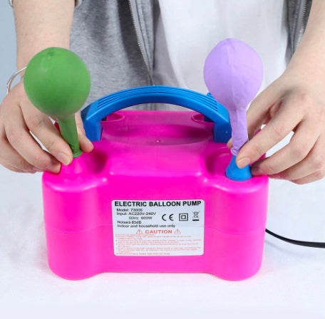 Electric Balloon Pump – Portable Dual Nozzle Balloon Inflator for Parties & Events